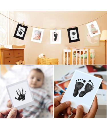 ENNIYU Baby Handprint and Footprint Kit - 2 Ink Pads with 4 Imprint Cards - Safe Clean-Touch Pad for Baby Feet and Hands - Buy Online on GoSupps.com