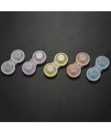 Voragrl 10 x Color Coded Contact Lens Cases - L & R Storage Containers Multi-Colored Random Selection | Durable & Convenient International Shipping - Buy Online on GoSupps.com
