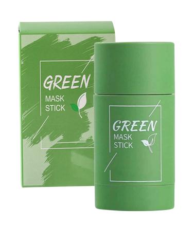 Green Tea Mask Stick for Face  Blackhead Remover with Green Tea Extract  Deep Pore Cleansing  Poreless Deep Cleanse Green Tea Mask  Green Tea Cleansing Mask  for All Skin Types of Women and Men.