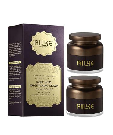 AILKE BOOST LUSTER AILKE Kojic Acid Whitening face cream dark spot removal day and night face cream deep clean spots radiant skin suitable for women and men 50 g pack of 1 1 copy
