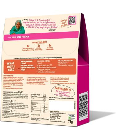 Schwartz x Nadiya Kicking Kebabs Recipe Kit 75g - Buy Online on GoSupps.com