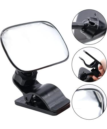 360 Adjustable Baby Car Mirror | Shatterproof Rearview Safety Mirror with Clip | Wide Angle Convex Mirror for Rear Kids, Babies, Infants - Buy Online on GoSupps.com