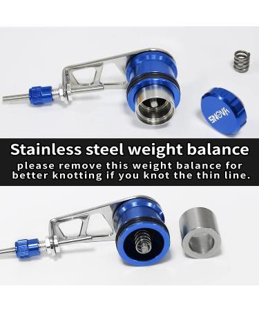 SNOVA Fishing Bobbin Knotter - Line Knotting Tool for Easy Fishing Line Tying | Winder Assist Connector Tool in Multi Colors Blue - Buy Online on GoSupps.com