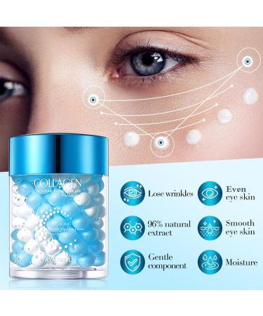 Collagen Eye Cream - Anti-Aging Dark Circle & Puffiness Relief Moisturizing Under Eye Cream for Youthful Skin - Buy Online on GoSupps.com