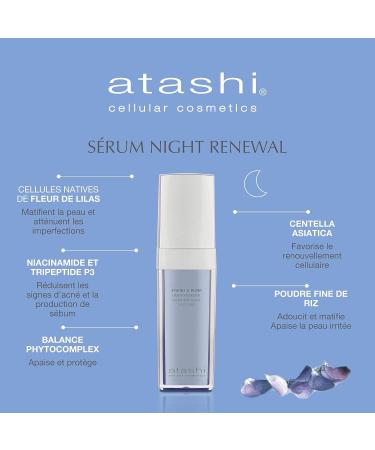 atashi | Gift set | Regenerating night serum + Takimochii jade stone | Combination to oily skin | 30ml - Buy Online on GoSupps.com