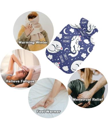 Shop Naanle Cute Sleeping Cats Hot Water Bottle - 1L Handfoots Heating Bag for Pain Relief & Heat Therapy - Ideal for Cold & Heat Relief - Buy Online on GoSupps.com