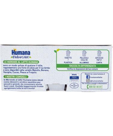 HUMANA MERENDA MILK COOKIES 4 PIECES OF 100 G - Buy Online on GoSupps.com