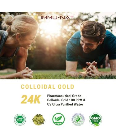 Reboot 24K Colloidal Gold Spray - 100PPM Hydrating Mist for Wrinkle Reduction & Collagen Boost - 3.4oz Elegant Glass Bottle - International Shipping Available - Buy Online on GoSupps.com