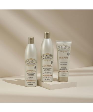 Il Salone Milano Professional Glorious Shampoo - Moisturizing Shampoo for Dull Dry Hair with Chestnut & Rice Extract - Salon-Quality Hair Care (16.9 oz) - International Shipping Available - Buy Online on GoSupps.com