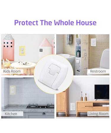 Outlet Covers Baby Proofing(32 Pack)with Hidden Pull Handle Child Safety Socket Cover Electric Power Plug Covers Protector Caps - Buy Online on GoSupps.com
