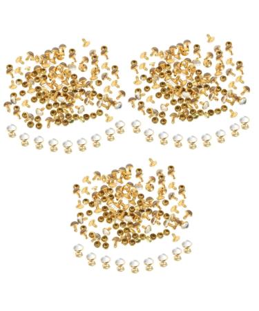 NUOBESTY 150 pcs Bag Accessories Rivet Crafts Shoe Rivets Stud Craft for Kit Turquoise Spikes Studs DIY 0.9X0.7cmx3pcs As Shownx3pcs
