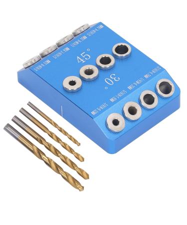 Angled Drill Jig 30 45 90 Degree Aluminum Alloy Drill Angle Guide Portable High Accuracy for Crafting