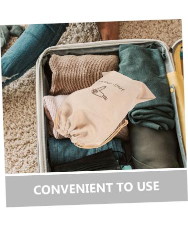 JOINPAYA Linen Hair Dryer Bag Duffel Bags for Traveling Hair Dryers Hair Dryer Bag Drawstring Burlap Bag Universal Jewelry Bag - Buy Online on GoSupps.com