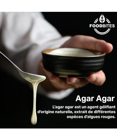 Agar Agar 100g Powder for Baking - Tribute Ebook with 12 Recipes - Food Thickener for Cakes Molecular Cuisine & Mixology - 100% Pure Agar Agar Gelling Agent - Buy Online on GoSupps.com