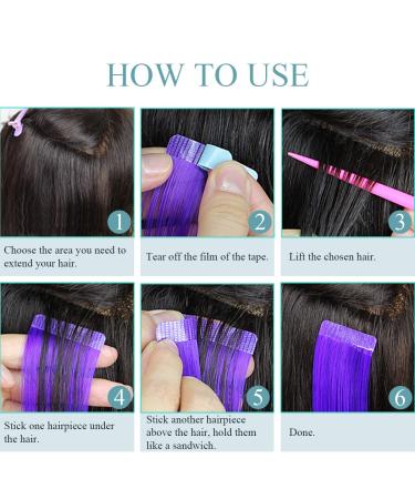 96 Pieces High Adhesive Replacement Tapes for Tape-In Hair Extensions | Durable Hair Weft Tape - Buy Online on GoSupps.com