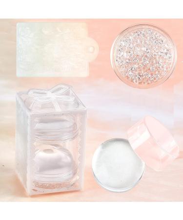 Niceneeded Nail Art Jelly Stamper Set - Double Layer Silicone Stamp & Scraper for DIY Manicure | International Shipping Available - Buy Online on GoSupps.com