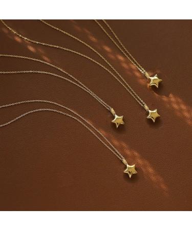 Oralgo's Trendy Star Trailer Chain - Personalized Collarbone Necklace with Chic Gold Star Pendant Jewelry - Buy Online on GoSupps.com