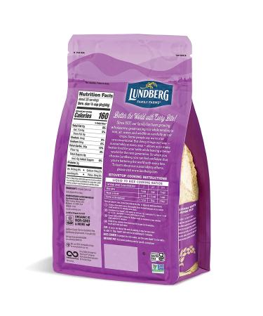 Lundberg Family Farms Organic California White Jasmine Rice 32 oz (6-Pack) | Floral Scent, Buttery Flavor | Gluten-Free, Non-GMO, USDA Certified Organic, Vegan, Kosher - Buy Online on GoSupps.com