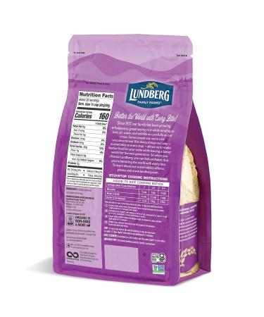 Organic Lundberg White Jasmine Rice - Floral Scent, Buttery Flavor | Gluten-Free, Non-GMO, Vegan | USDA Certified, Kosher | 32 oz 6-Pack - Buy Online on GoSupps.com