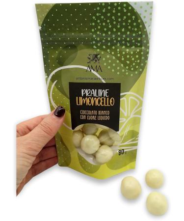  ARBUES ANTONIO MARIA CONFETTI Arbues Artisanal Pure Chocolate Praline with Limoncello Filling - 80g - Buy Online on GoSupps.com