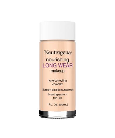Neutrogena Nourishing Long Wear Liquid Makeup Foundation with Sunscreen  40 Nude  1 Fluid Ounce