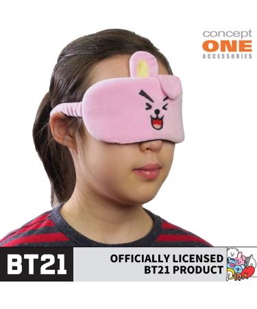 BT21 Cooky Sleep Mask - Pink, One Size | LINE Friends Eye Cover for Sleeping - Buy Online on GoSupps.com