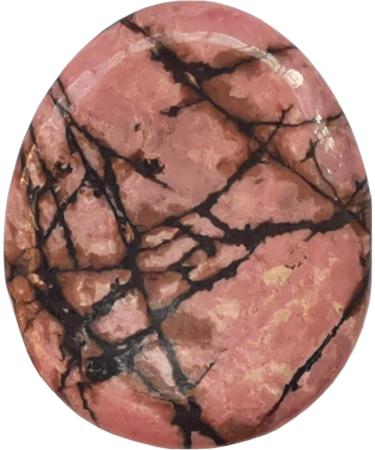 Buy Manekieko Natural Rhodonite Water Drop Chakra Thumb Worry Stone - Stress Relief & Healing Reiki Crystal Pocket Stone - Buy Online on GoSupps.com