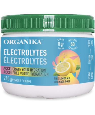 Organika Electrolytes Defence with Elderberry and Echinacea- Citrus Berry & Electrolytes Powder- Pink Lemonade- Sugar-Free Hydration and Electrolyte Replenishment - 210g - 60 servings Defence + Powder 210g - Buy Online on GoSupps.com