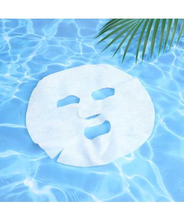 100pcs Disposable Pure Cotton Face Mask Sheets - Ultra-Thin DIY Cosmetic Care for Glowing Skin - Buy Online on GoSupps.com