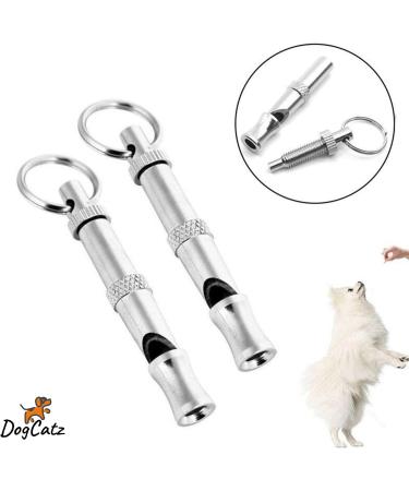 DogCatz Ultrasonic Dog Whistles x2 Adjustable Training Whistle for Recall and Stop Barking - High Pitch Frequency Trainer for Dogs & Cats - Buy Online on GoSupps.com