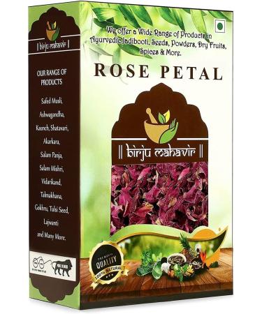 AOZA Birju Mahavir Sun Dried Rose Petals - Gulab Patti 100 Gr - Buy Online on GoSupps.com