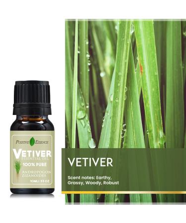100% Pure Vetiver Essential Oil - Organic Relaxation Oil for Diffusers Farm-Fresh from Thailand 10ml - Buy Online on GoSupps.com