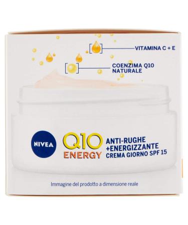 NIVEA Q10 Anti-Wrinkle Day Energy Cream 50ml | Best Face Creams & Masks for Youthful Skin - Shop Internationally - Buy Online on GoSupps.com