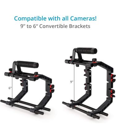 Filmcity DSLR Camera Shoulder Support Rig Kit with Cage & Matte Box | Compatible with DV, HDV, and DSLR Video Camcorders | Includes Free Offset Z Bracket (FC-02) - Buy Online on GoSupps.com