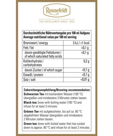  Ronnefeldt Ronnefeldt Loose Leaf Winter Teas - 10 x 3.9 g - Buy Online on GoSupps.com