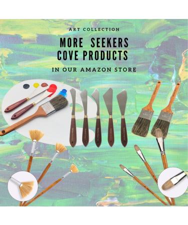 Painting Knife Set of 2 - Wood Handle, Steel Blade Palette Knives for Art and Paint - Straight Edge Gentle Flex (2 Pack) - Buy Online on GoSupps.com