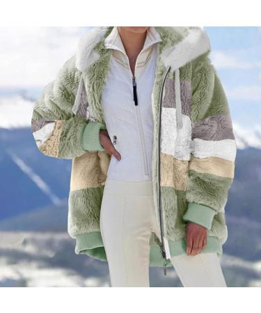Shop Women's Oversized Teddy Fleece Jacket with Hood - Warm & Cozy Plus Sizes - Buy Online on GoSupps.com