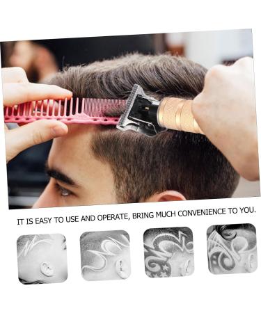 Beatifufu Electric Haircut Supplies Mustache Trimmer for Men for Men at Home Trimmers Rainbow Clips Electric Clippers Clipper Carved Cutting Tool 14.5X4.2X2.5cm Golden - Buy Online on GoSupps.com
