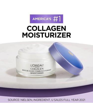 Revitalize Your Skin: L'Oreal Collagen Anti-Aging Day & Night Cream - 3.4 oz Non-Greasy Moisturizer - Buy Online on GoSupps.com