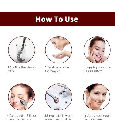 IOPYKKOA Beard Roller 0.5mm for Beard Growth | Microneedling Derma Roller | Enhance Facial Hair Growth | International Shipping Available - Buy Online on GoSupps.com