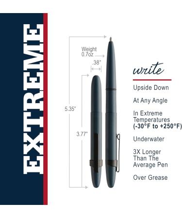 Fisher Space Pen Cerakote 400 Series - Elite Navy Blue Bullet Pen with Matte Black Clip - Perfect Gift Boxed - Buy Online on GoSupps.com