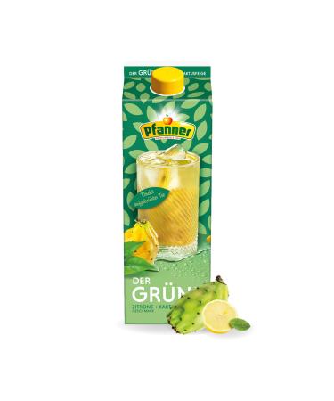 Pfanner of the green lemon cactus fig- brewed directly from green tea varieties and refined with lemon and cactus wife (1 x 2 l) of the green- lemon cactus fig