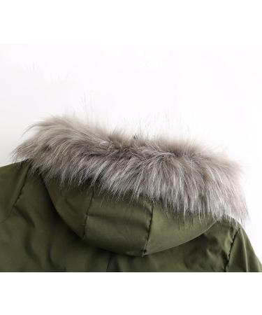 Buy Hanxiulin Oversize Plush Jacket for Women | Warm Fleece Long-Sleeved Winter Coat | XXL Green | Cozy Trench Coat - Buy Online on GoSupps.com
