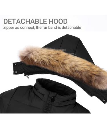 Kids Winter Puffer Jacket & Snow Bib Pants Ski Suit Set - Black, 4-5 Years - Buy Online on GoSupps.com