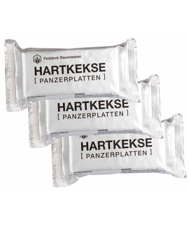 Feddeck n. v. 3 times hard cookies (tank plates) from the original German production | 3 x 125 g
