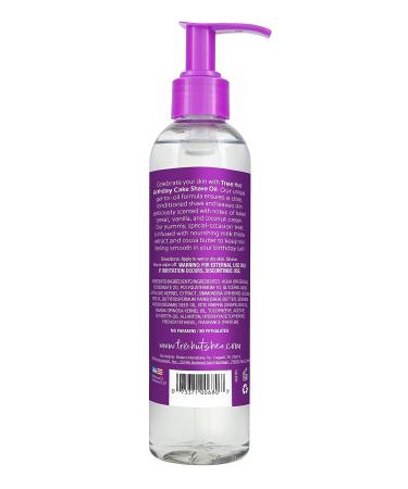Tree Hut Bare Birthday Cake Shave Oil - 7.7 fl oz | Hydrating & Moisturizing - Buy Online on GoSupps.com