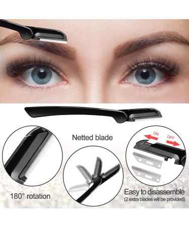 11 in 1 Eyebrow Razor & Grooming Kit - Multipurpose Exfoliating Dermaplaning Tool for Women & Girls - International Shipping Available - Buy Online on GoSupps.com