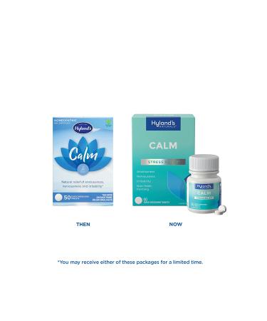 Hyland's Naturals Calm Tablets - Natural Stress Relief Supplement for Anxiousness & Nervousness, 50 Count - Buy Online on GoSupps.com