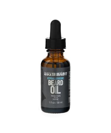 Hypoallergenic Nut-Free Beard Oil | 100% Natural | Promote Growth Soften & Shine | Unscented & Synthetic-Free - Buy Online on GoSupps.com
