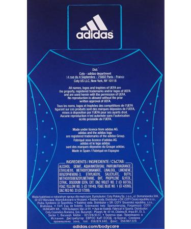 Adidas UEFA Champions League Star Edition Eau de Toilette 100 ml / 3.4 fl oz - Buy Online on GoSupps.com